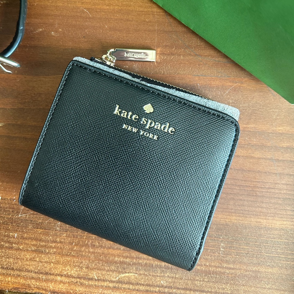 Kate Spade Robinson Lane Chantel Bag + Schuyler Wallet NWT Black Bundle - Picture 3 of 16